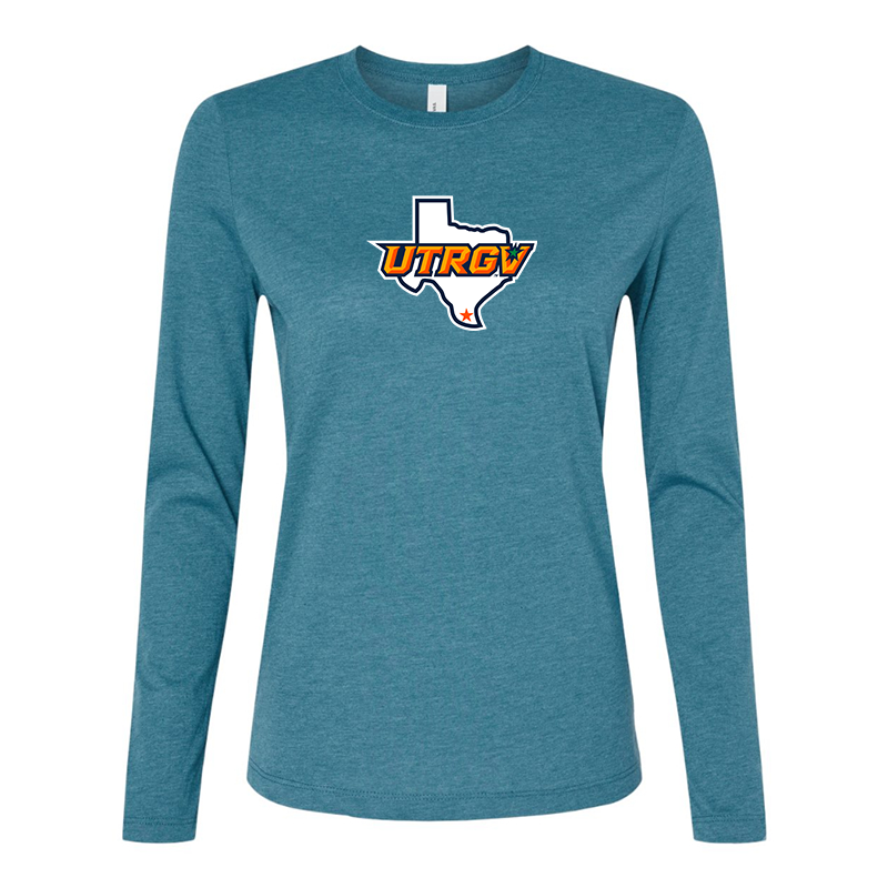 BELLA CANVAS Women’s UTRGV Vaqueros Jersey Long Sleeve Tee