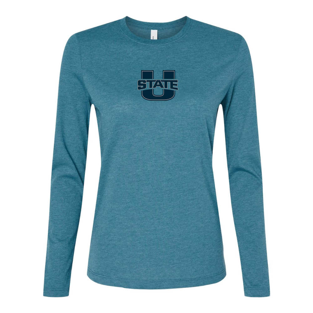 BELLA CANVAS Women’s  Utah State Aggies Jersey Long Sleeve Tee