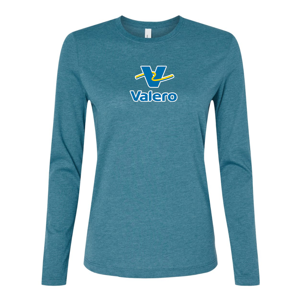 BELLA CANVAS Women’s Valero Gas Station Jersey Long Sleeve Tee