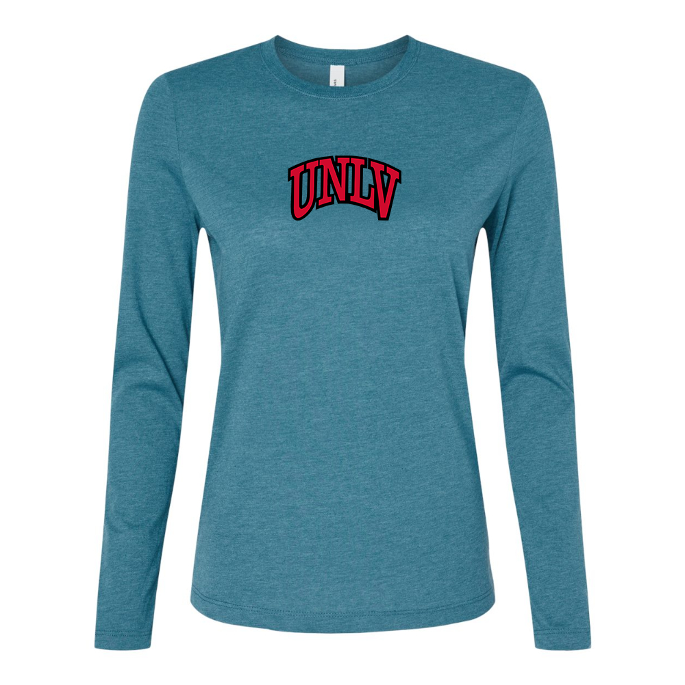 BELLA CANVAS Women’s UNLV Rebels Jersey Long Sleeve Tee