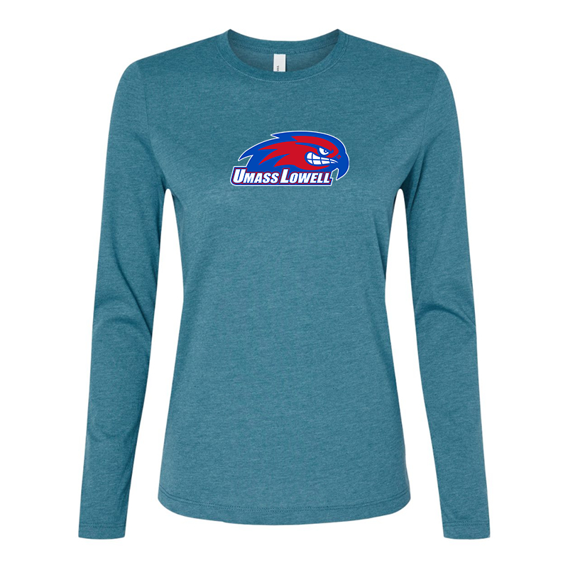 BELLA CANVAS Women’s UMass Lowell River Hawks Jersey Long Sleeve Tee