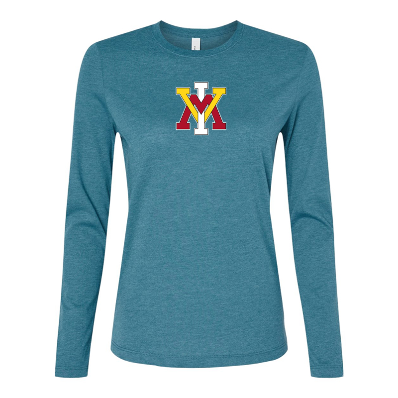 BELLA CANVAS Women’s VMI Keydets Jersey Long Sleeve Tee