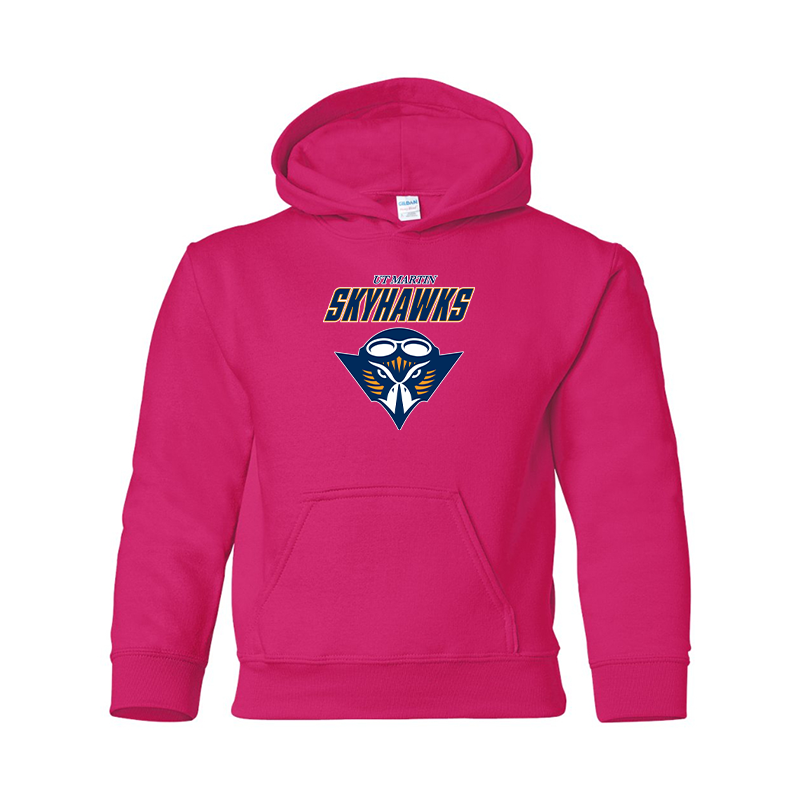 Youth Tennessee Martin Skyhawks Gildan Heavy Blend  Hooded Sweatshirt