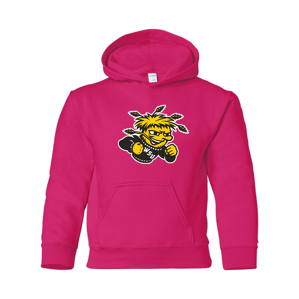 Youth Wichita State Shockers  Gildan Heavy Blend  Hooded Sweatshirt