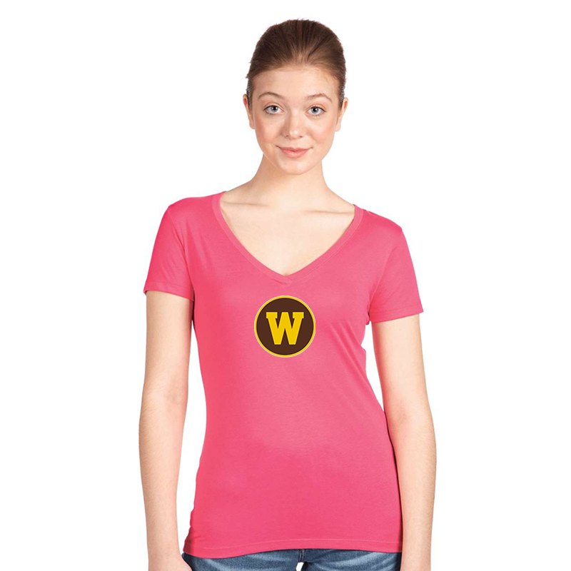 Women's  Western Michigan Broncos Next Level V-Neck T-Shirt