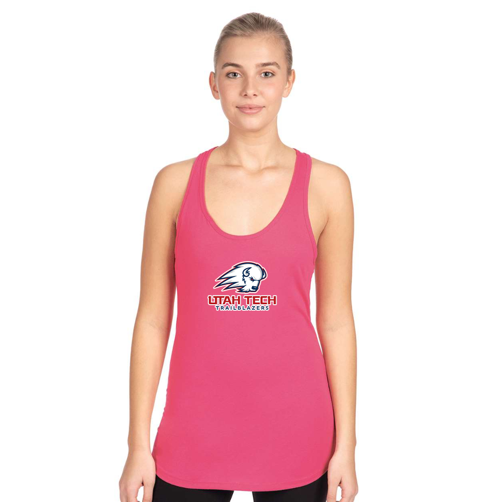 Women's Utah Tech Trailblazers Next Level Ideal Racerback Tank