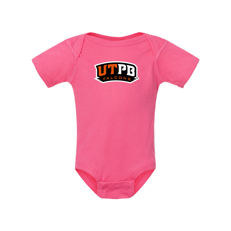 UTPB Falcons  Rabbit Skins Infant Baby Rib Bodysuit