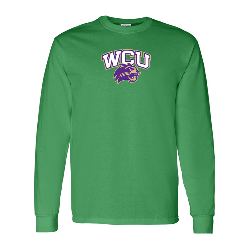 Men's Western Carolina Catamounts Gildan Heavy Cotton Long Sleeve T-Shirt