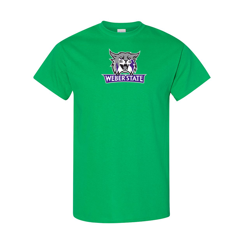 Men's Weber State Wildcats  Gildan Heavy Cotton T-Shirt