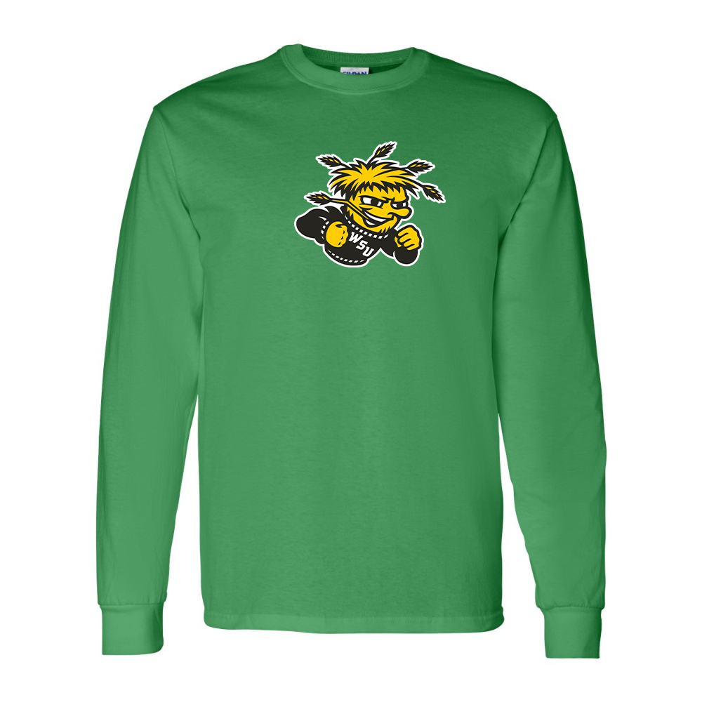 Men's Wichita State Shockers  Gildan Heavy Cotton Long Sleeve T-Shirt