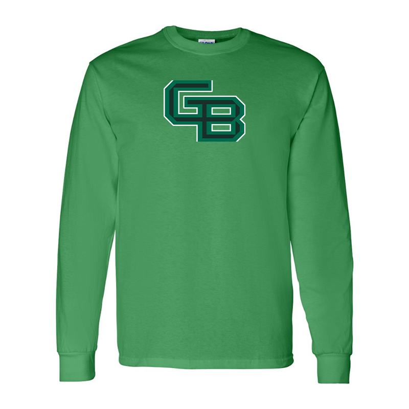 Men's Wisconsin Green Bay Phoenix Gildan Heavy Cotton Long Sleeve T-Shirt