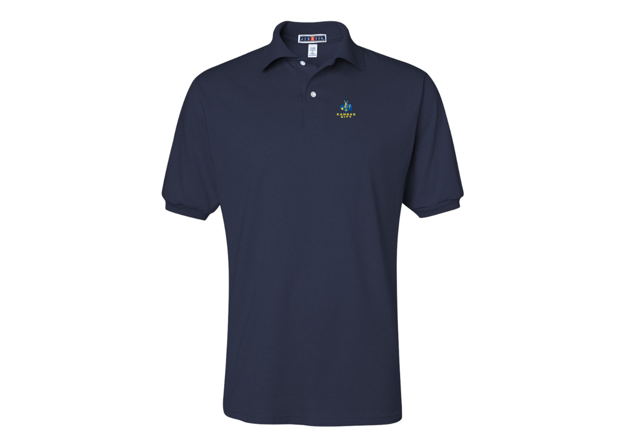 Men's UMKC Kangaroos JERZEES SpotShield polo