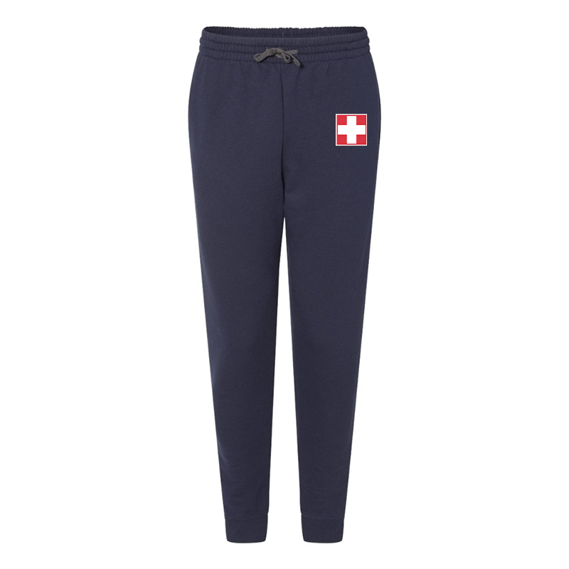 Men's  Switzerland National Football Soccer Team  JERZEES Nublend Joggers