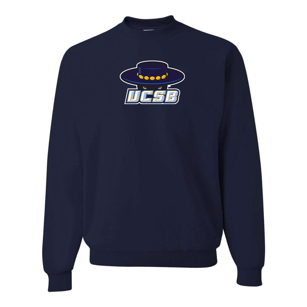 Men's UCSB Gauchos  JERZEES NuBlend Crewneck Sweatshirt
