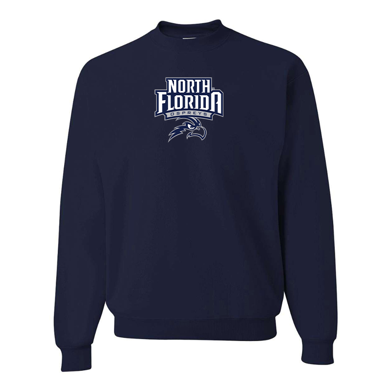 Men's UNF Ospreys  JERZEES NuBlend Crewneck Sweatshirt