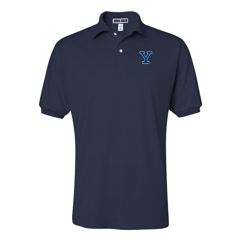 Men's Yale Bulldogs JERZEES  SpotShield polo