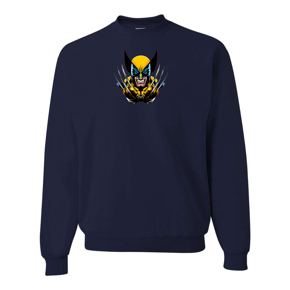 Men's Wolverine 2025 Art    JERZEES NuBlend Crewneck Sweatshirt