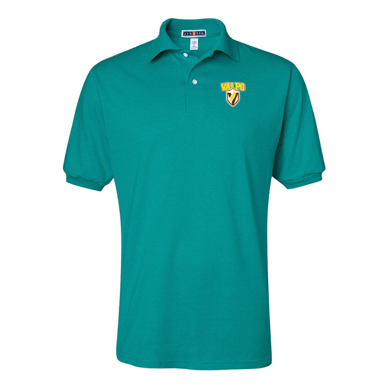 Men's Valparaiso Crusaders JERZEES  SpotShield polo