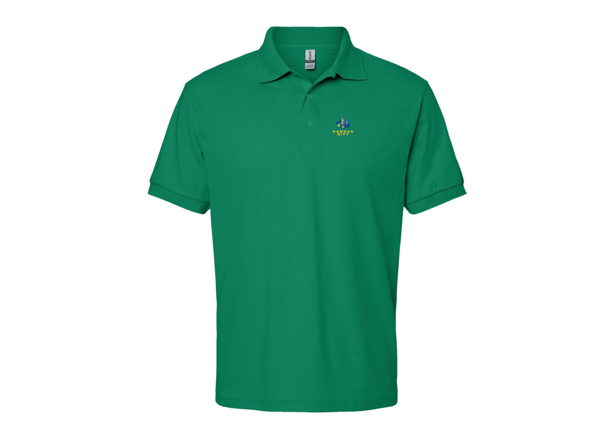 Men's UMKC Kangaroos Gildan Dry Blend Jersey Polo