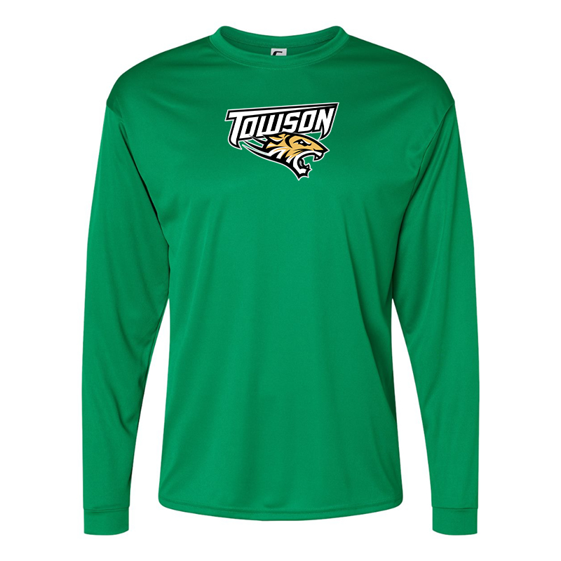 Men's Towson Tigers Performance Long Sleeve T-Shirt