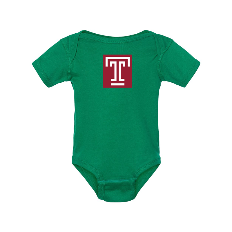 Temple Owls  Rabbit Skins Infant Baby Rib Bodysuit