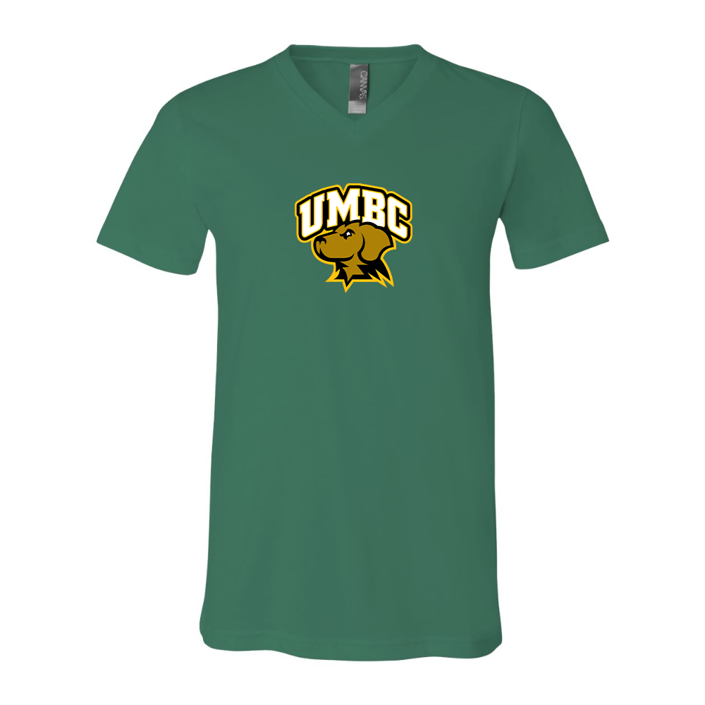 UMBC Retrievers BELLA  CANVAS - Jersey V-Neck T-Shirt