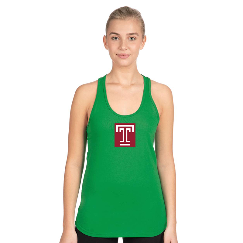 Women's Temple Owls Next Level Ideal Racerback Tank