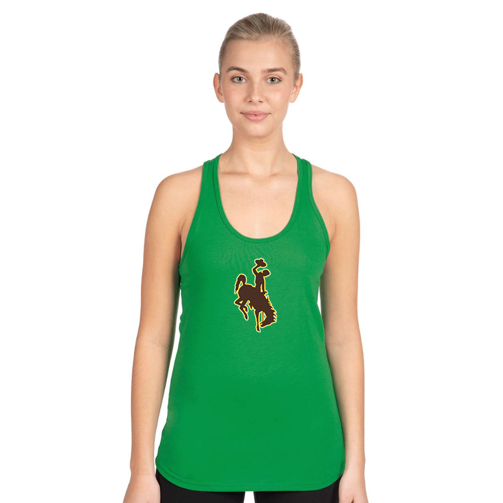 Women's  Wyoming Cowboys Next Level Ideal Racerback Tank