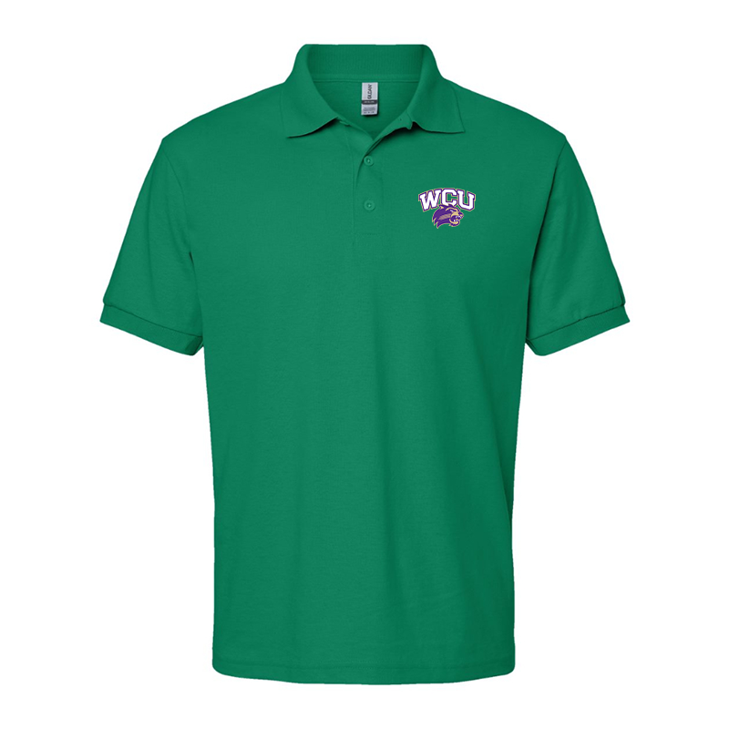 Men's Western Carolina Catamounts Gildan Dry Blend Jersey Polo