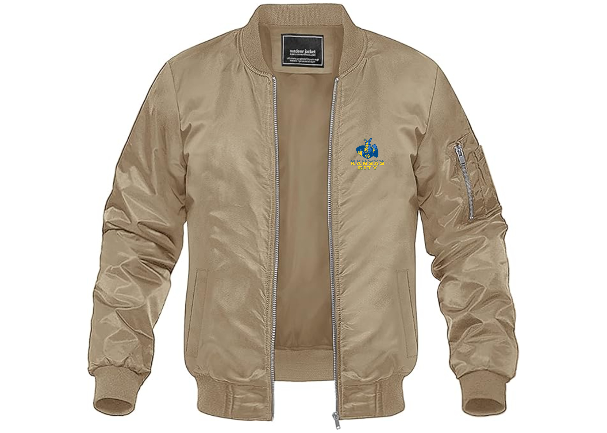 Men's UMKC Kangaroos Lightweight Bomber Windbreaker Jacket