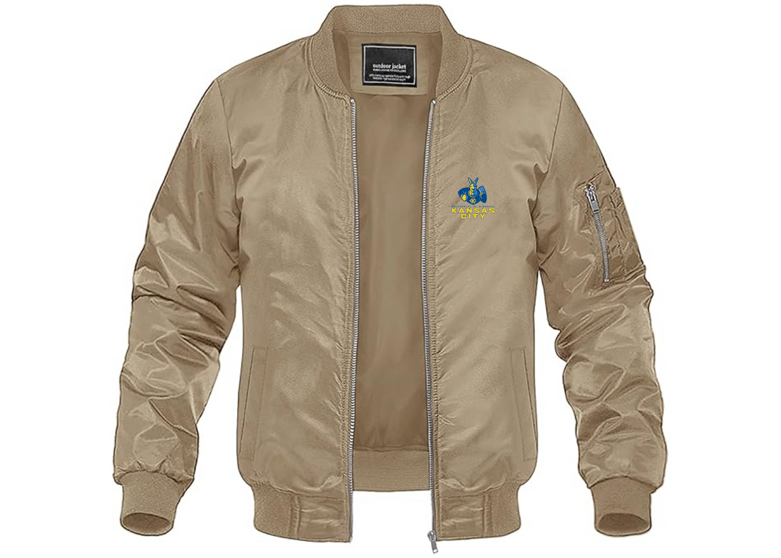 Men's UMKC Kangaroos Lightweight Bomber Windbreaker Jacket