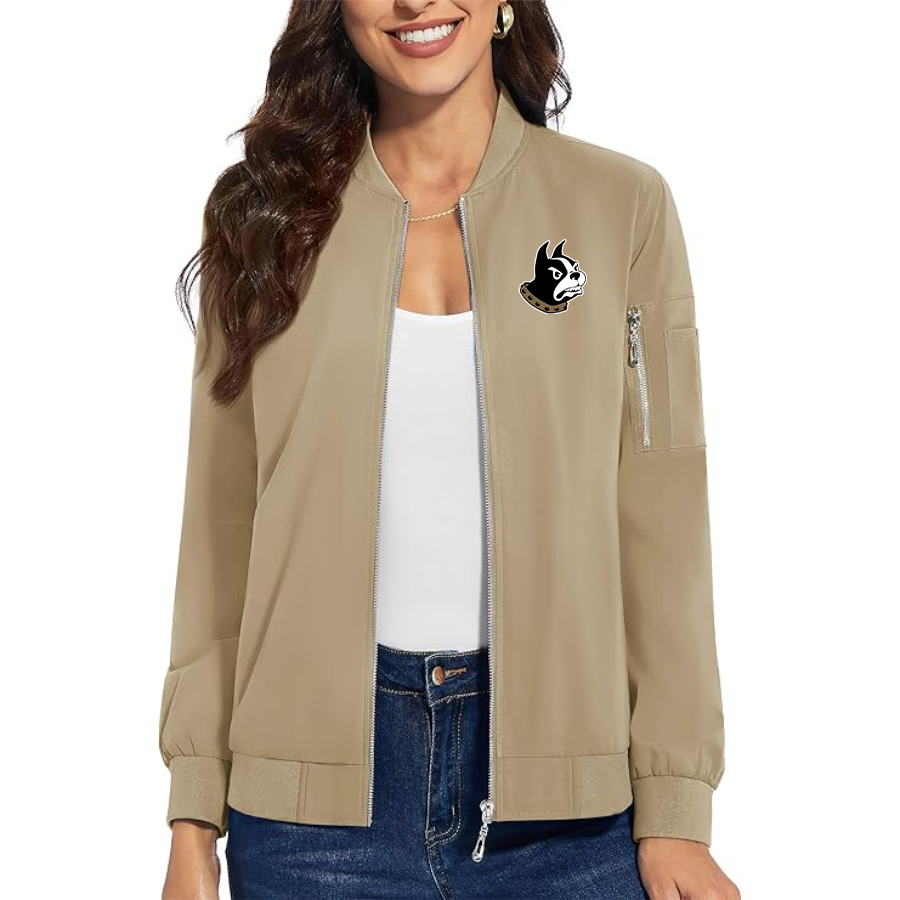 Women's Wofford Terriers Tribe  Premium Bomber Jacket Outerwear