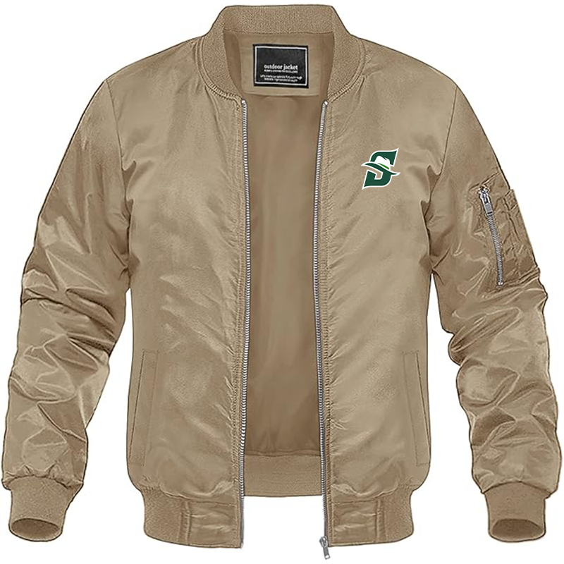 Men's  Stetson Hatters Lightweight Bomber Jacket Windbreaker Softshell Varsity Jacket Coat