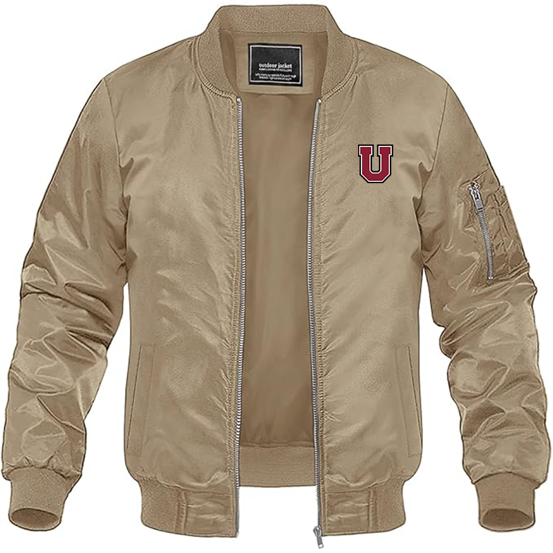 Men's Union Dutchmen Lightweight Bomber Jacket Windbreaker Softshell Varsity Jacket Coat