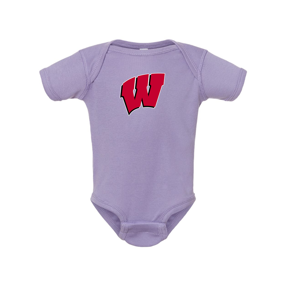Wisconsin Badgers Rabbit Skins Infant Baby Rib Bodysuit