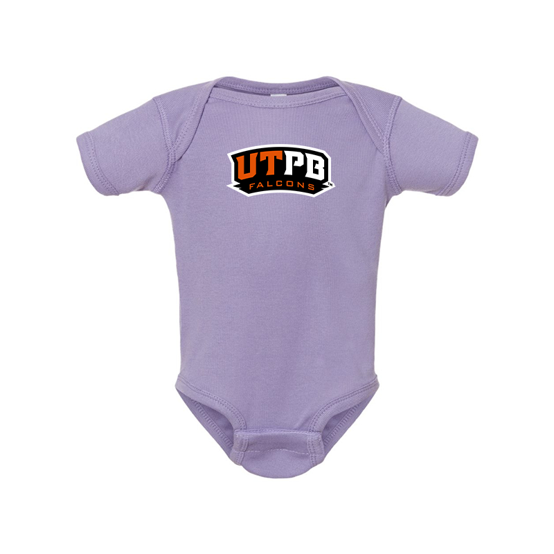 UTPB Falcons  Rabbit Skins Infant Baby Rib Bodysuit