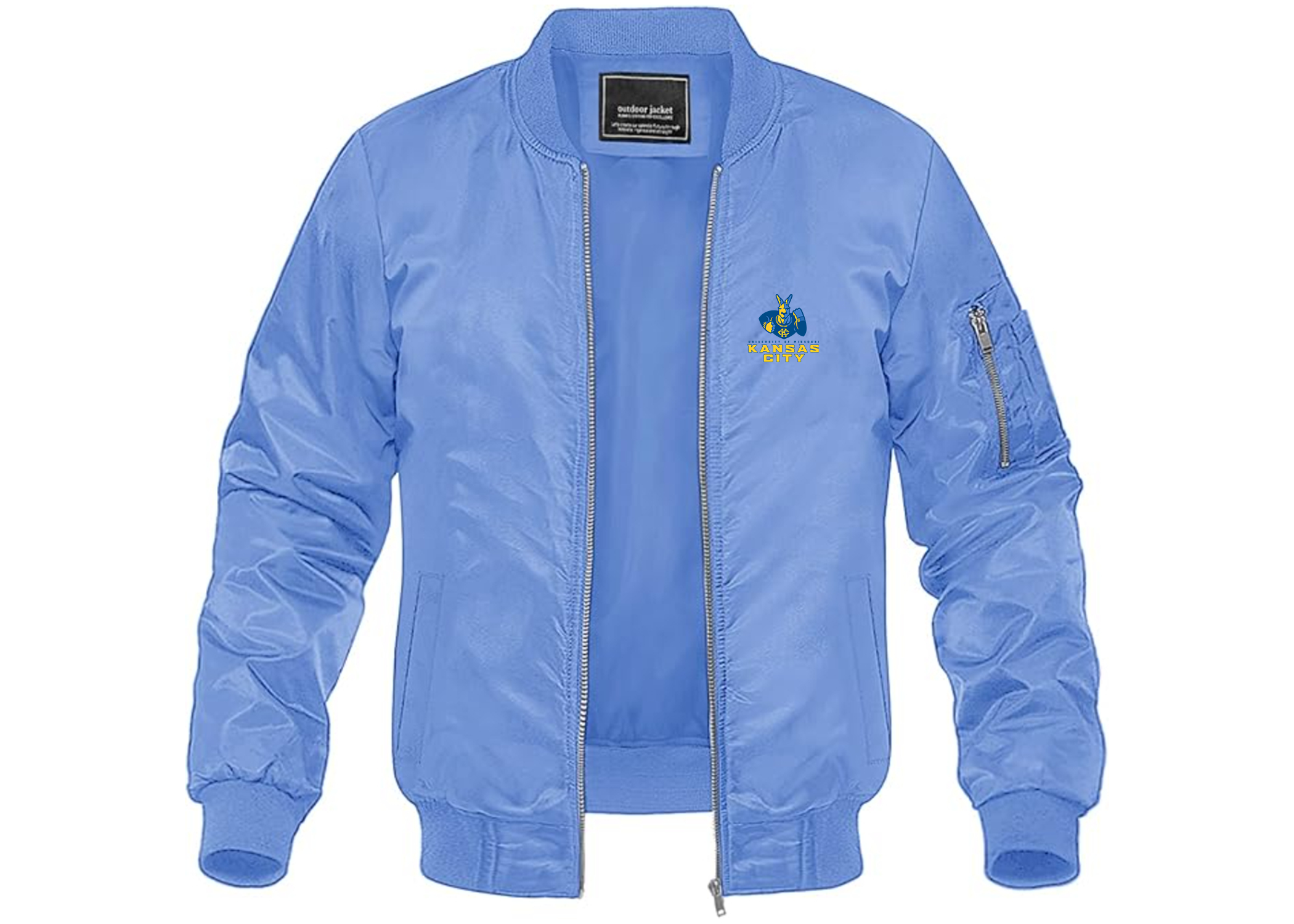 Men's UMKC Kangaroos Lightweight Bomber Windbreaker Jacket