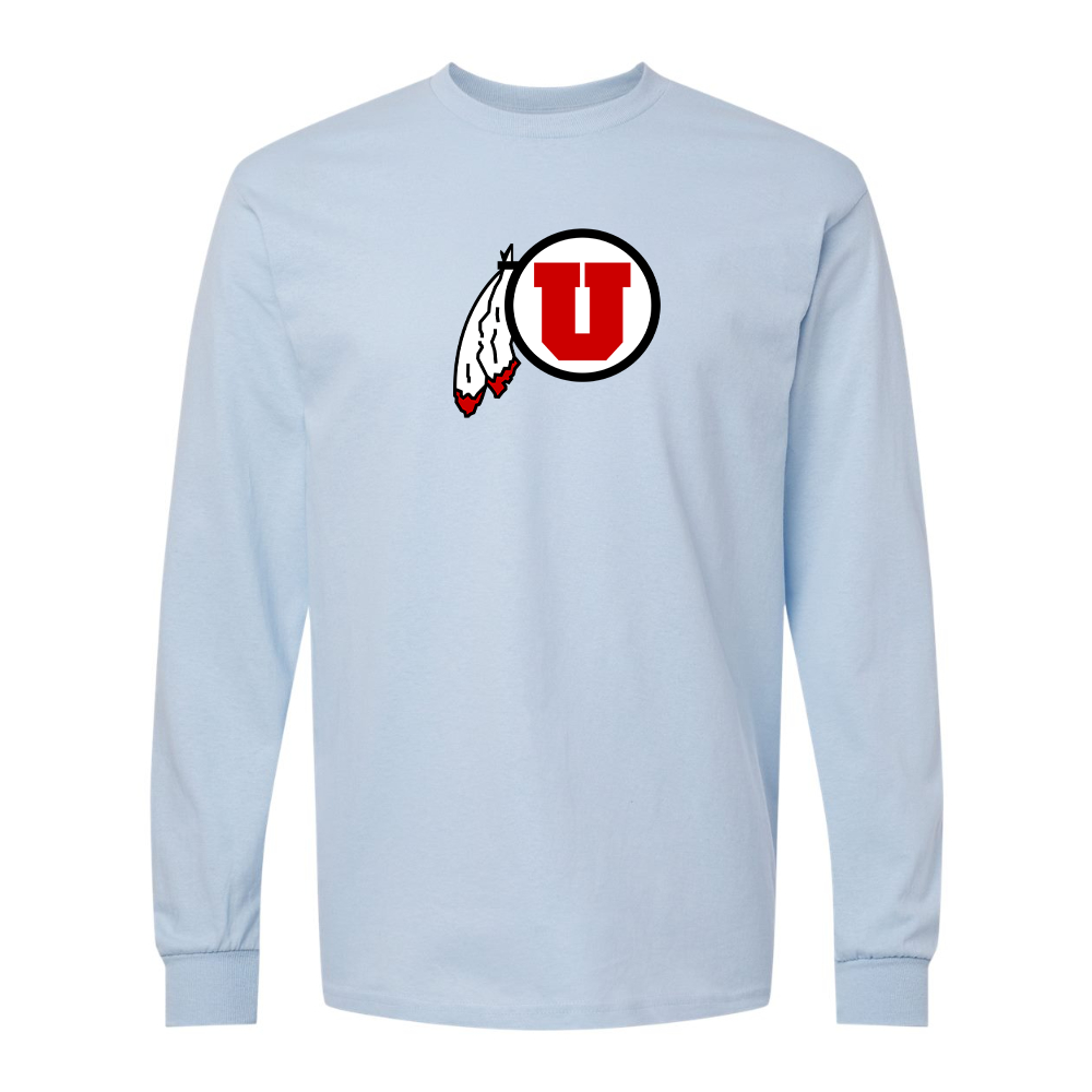 Men's  Utah Utes Gildan Heavy Cotton Long Sleeve T-Shirt