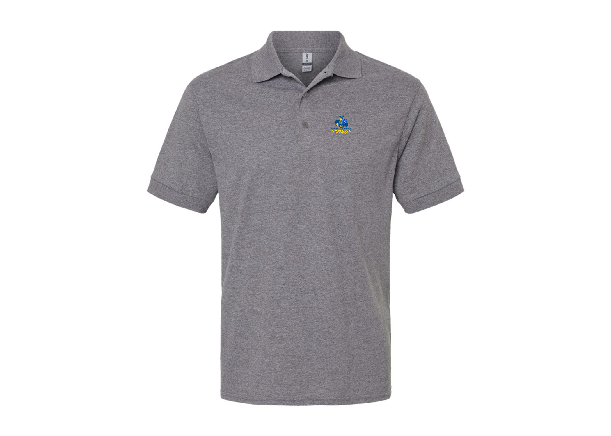 Men's UMKC Kangaroos Gildan Dry Blend Jersey Polo