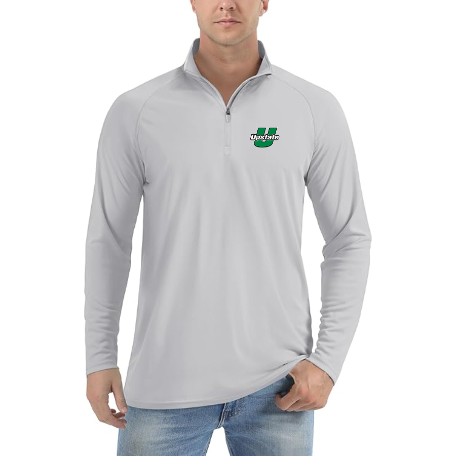 Men's  USC Upstate Spartans   Lightweight Quarter-Zip Athletic Shirt Long Sleeve Performance