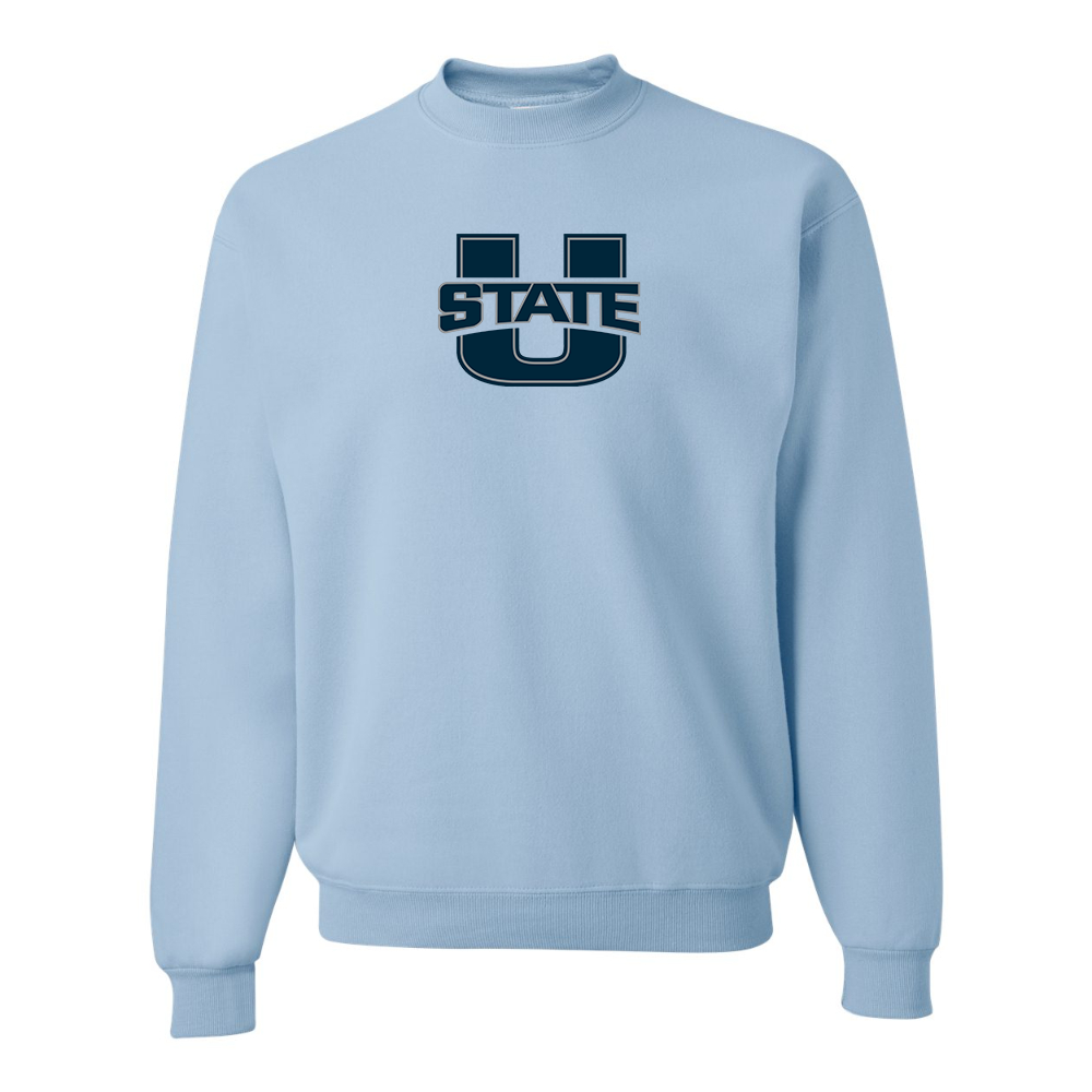 Men's Utah State Aggies JERZEES NuBlend Crewneck Sweatshirt