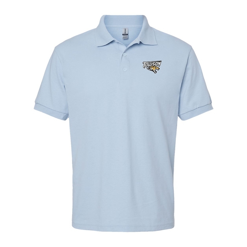 Men's Towson Tigers Gildan Dry Blend Jersey Polo