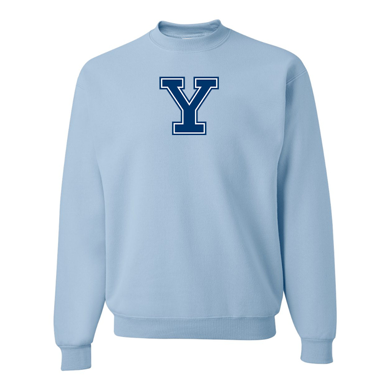 Men's Yale Bulldogs JERZEES NuBlend Crewneck Sweatshirt