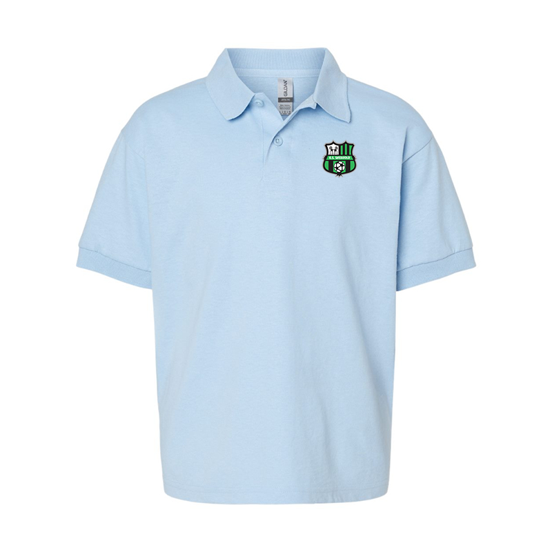 Youth U.S. Sassuolo Soccer Gildan Dry Blend Jersey Polo