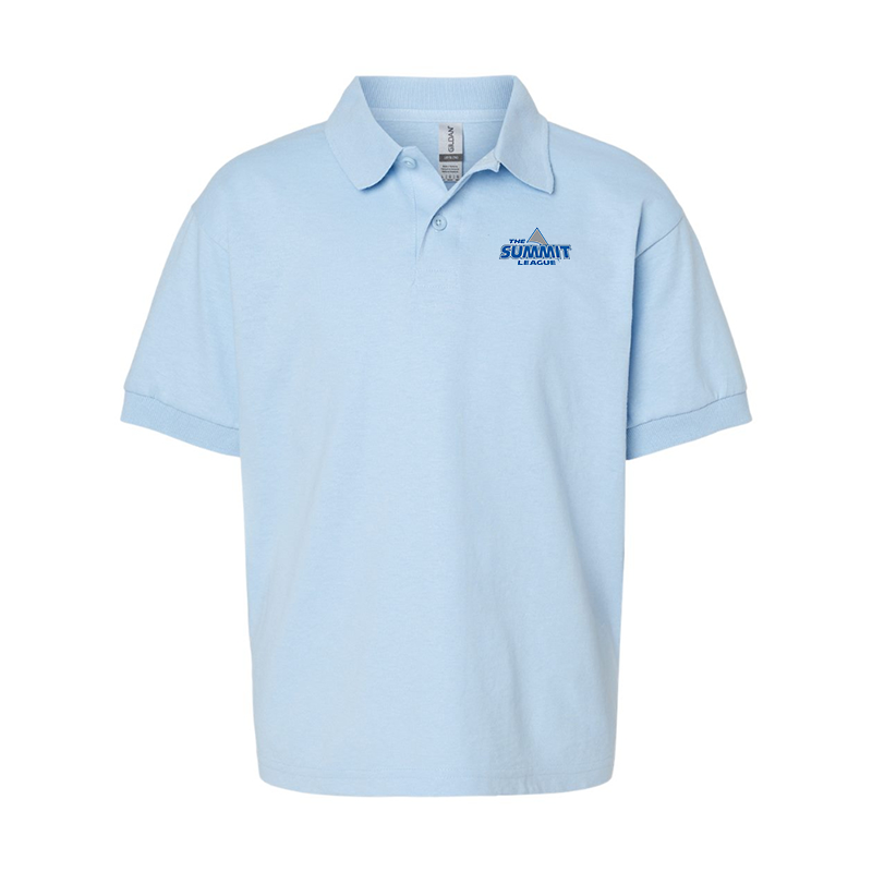Youth The Summit League Gildan Dry Blend Jersey Polo