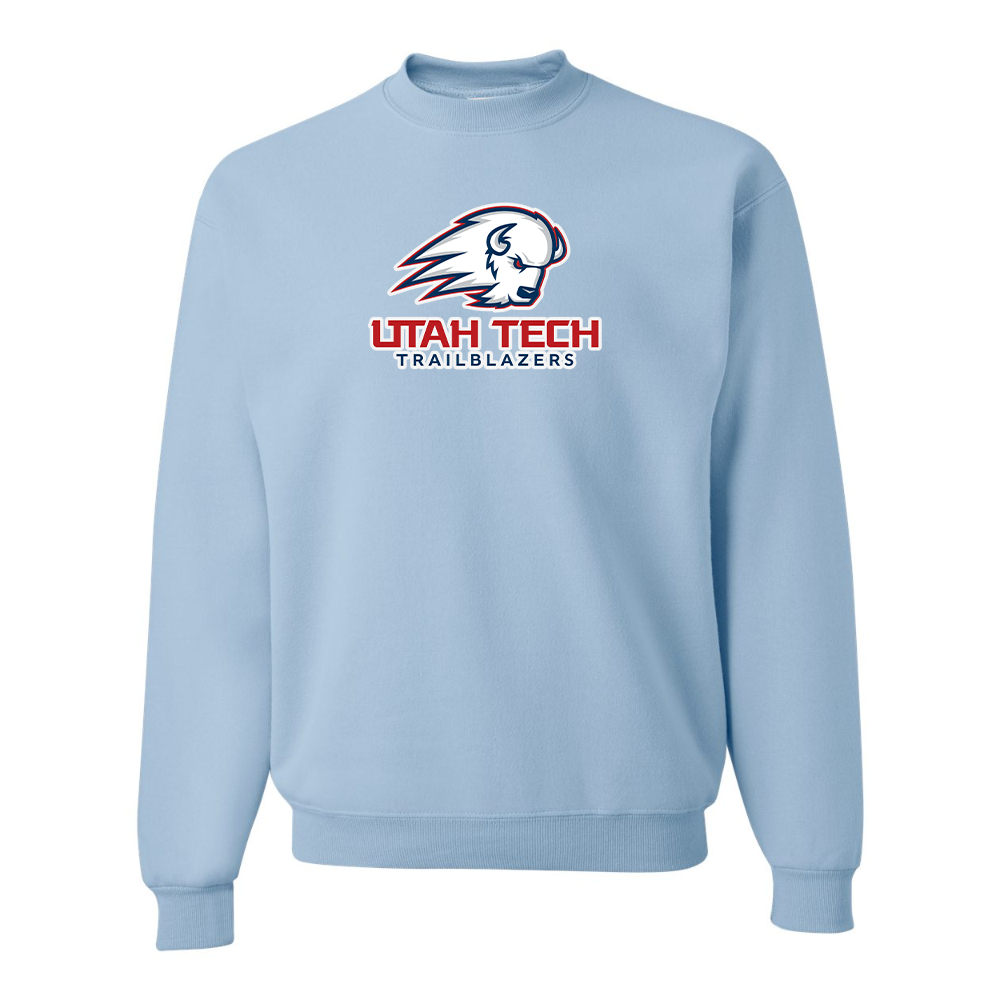 Men's Utah Tech Trailblazers JERZEES NuBlend Crewneck Sweatshirt