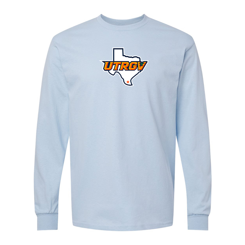 Men's UTRGV Vaqueros Gildan Heavy Cotton Long Sleeve T-Shirt