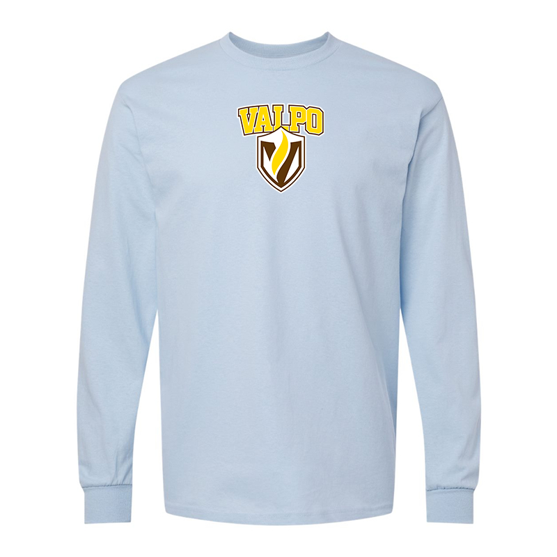 Men's Valparaiso Crusaders Gildan Heavy Cotton Long Sleeve T-Shirt