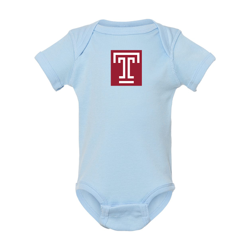 Temple Owls  Rabbit Skins Infant Baby Rib Bodysuit