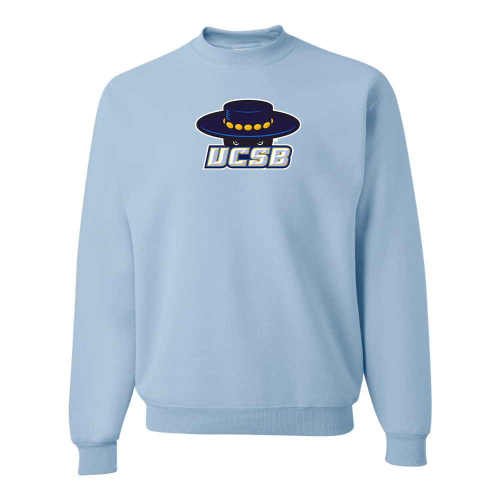 Men's UCSB Gauchos  JERZEES NuBlend Crewneck Sweatshirt